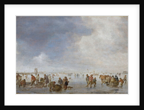 Winter Scene on the Ice by Jan Josefsz van Goyen