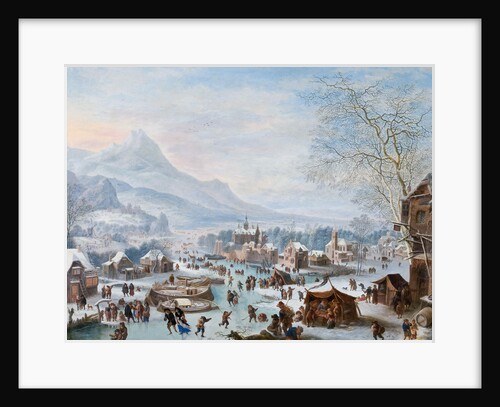 Winter Scene with Skaters by Jan Griffier