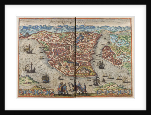 Byzantium. Constantinopolis by Frans Hogenberg