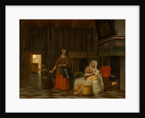 Woman and Child with Serving Maid, 1663-1665 by Pieter Hooch de