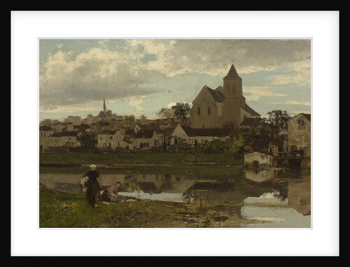 View at Montigny-sur-Loing, 1870 by Jacob Maris
