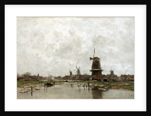 The Five Windmills, 1878 by Jacob Maris