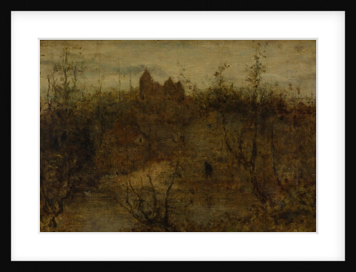 The enchanted castle by Matthijs Maris