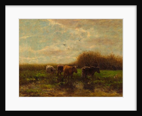 Cows at evening by Willem Maris