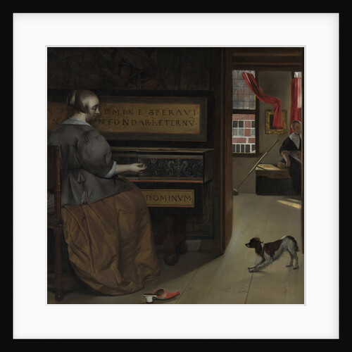Lady at a Virginal, ca 1665 by Gabriel Metsu