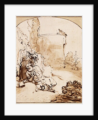 The Prophet Jonah before the Walls of Nineveh, ca 1651 by Rembrandt van Rhijn