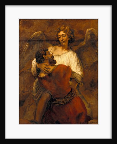 Jacob Wrestling with the Angel, ca 1659 by Rembrandt van Rhijn