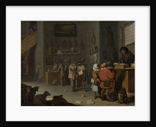 Who sues for a cow, 1629 by Cornelis Hermansz. Saftleven