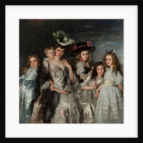Portrait of Aleida Gijsberta Maria van Ogtrop-Hanlo and her five children, 1906 by Thérèse Schwartze