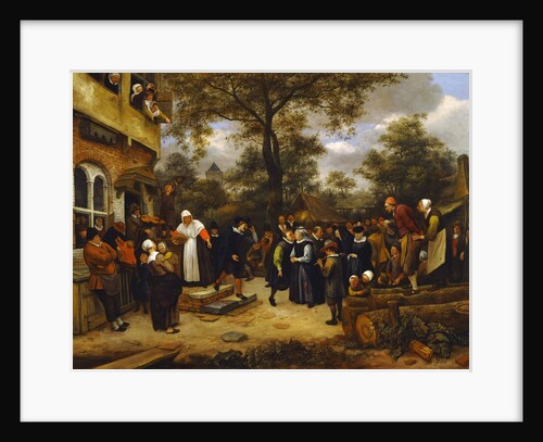 Village Wedding by Jan Havicksz Steen