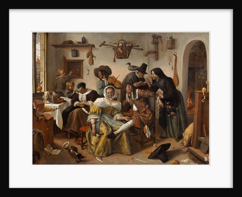 The Topsy-Turvy World (In Weelde Siet Toe), 1663 by Jan Havicksz Steen