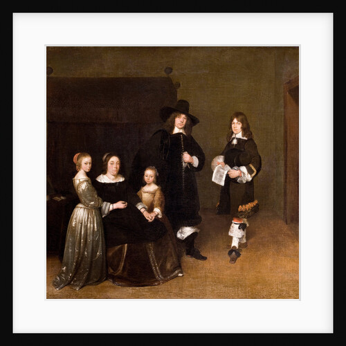 Portrait of a Family, 1656 by Gerard Ter Borch the Younger