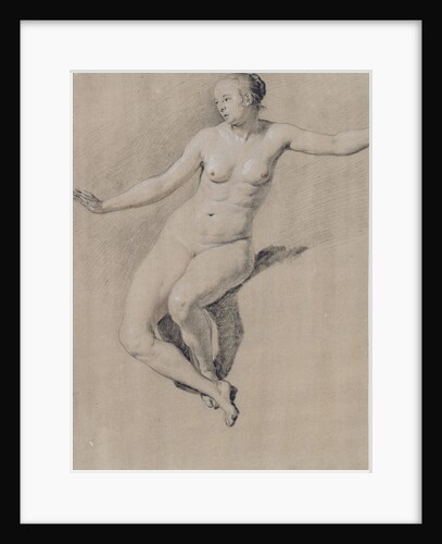 Seated female nude by Adriaen van de Velde