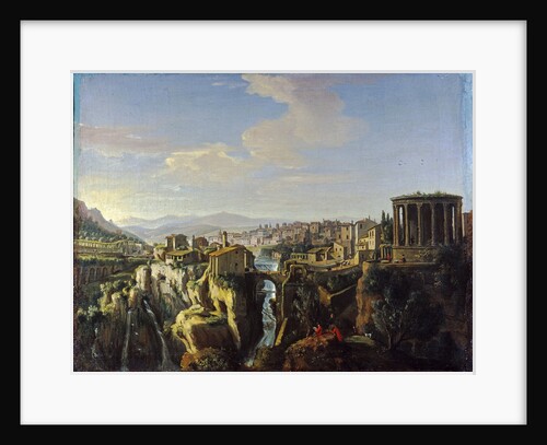 View of Tivoli, um 1700 by Caspar Adriaensz. van Wittel