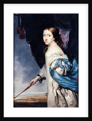 Portrait of Queen Christina of Sweden, 1661 by Abraham Wuchters