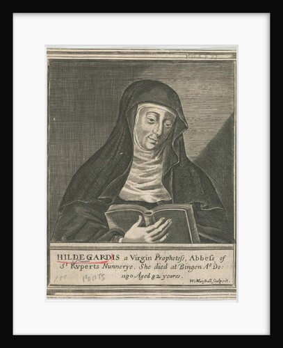Hildegard of Bingen, 17th century by Anonymous
