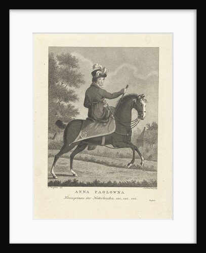 Grand Duchess Anna Pavlovna of Russia, ca 1825 by Antonie van der Beek