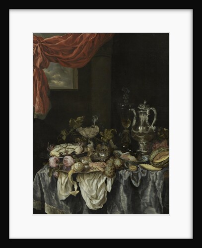 Sumptuous still life, 1654 by Abraham Hendricksz van Beijeren
