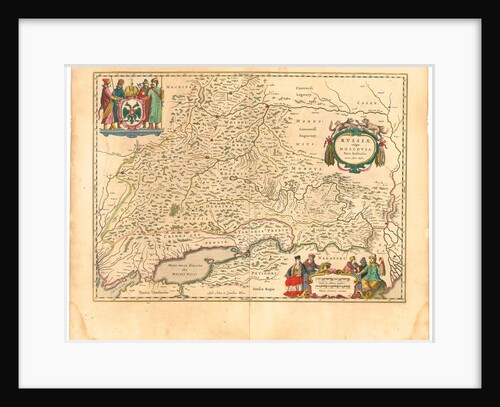 Map of Russia by Willem Janszoon Blaeu