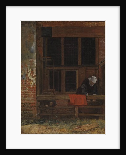 A courtyard, c. 1660 by Esaias Boursse