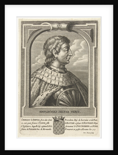 Charles III the Simple, King of Western Francia by Petrus Clouwet