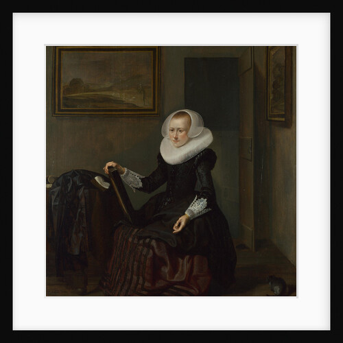 A Woman holding a Mirror, 1625 by Pieter Codde