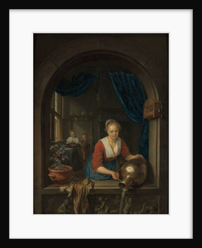 Maid at the window, c. 1660 by Gerard Dou