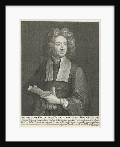 Portrait of the Composer and Violinist Arcangelo Corelli by Jacob Folkema
