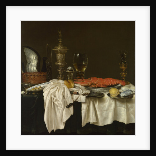 Still Life with a Lobster, c. 1650-1660 by Willem Claesz Heda
