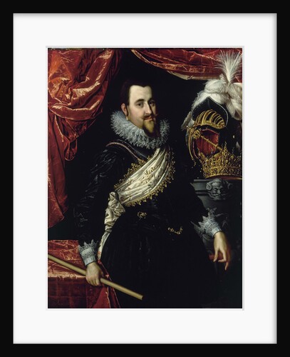 Portrait of King Christian IV of Denmark, c. 1615 by Pieter Isaacsz