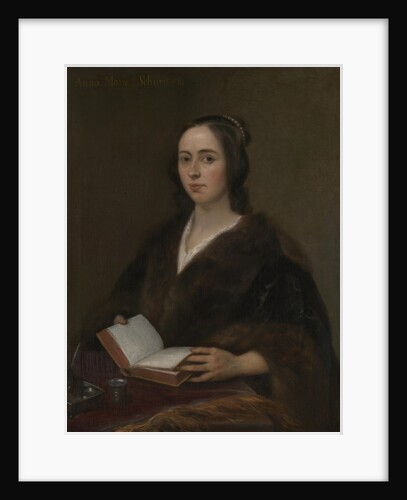 Portrait of Anna Maria van Schurman, 1649 by Jan Lievens