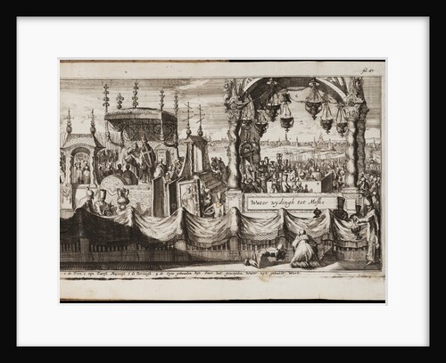 The Great Blessing of Waters at Moscow, 1677 by Jan Luyken