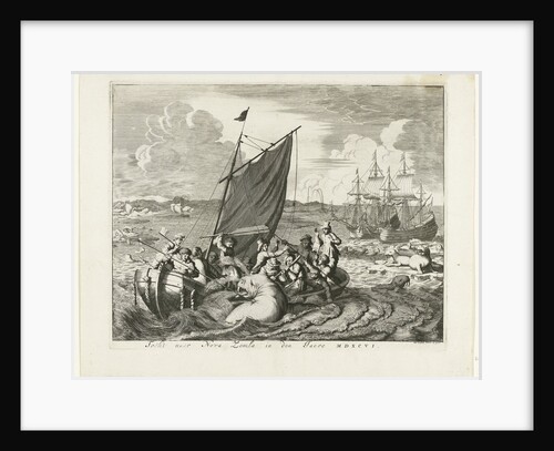 Tthe voyage to Novaya Zemlya in 1596, 1679-1681 by Jan Luyken