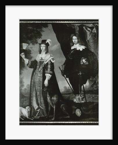 Leonora Christina, Countess Ulfeldt and Valdemar Christian of Schleswig-Holstein by Karel van Mander III