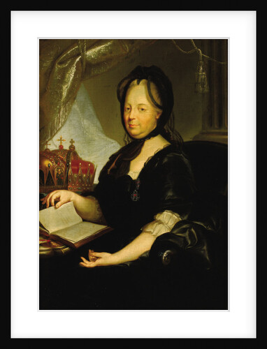 Catherine II in mourning, 1760s by Martin van Meytens the Younger