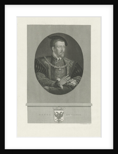 Portrait of Charles V of Spain, 1848-1849 by Jan Frederik Christiaan Reckleben