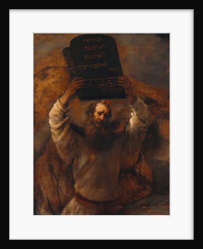 Moses with the Ten Commandments, 1659 by Rembrandt van Rhijn