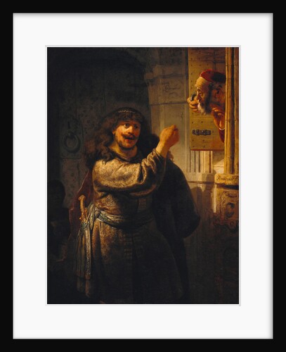Samson threatened his father-in-law, 1635 by Rembrandt van Rhijn