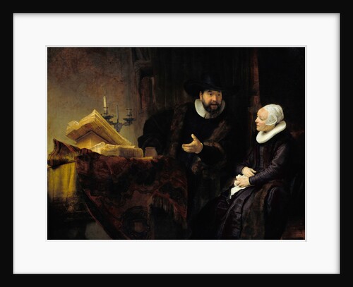 The Mennonite Preacher Anslo and his Wife, 1641 by Rembrandt van Rhijn