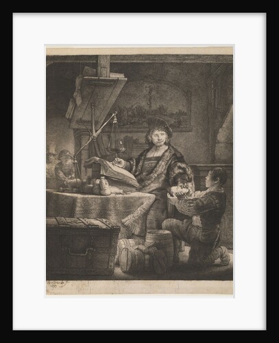 Jan Uytenbogaert, the Goldweigher, 1639 by Rembrandt van Rhijn
