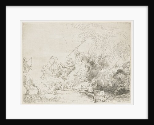 The Large Lion Hunt, 1641 by Rembrandt van Rhijn