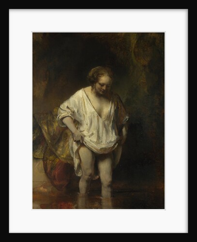 A Woman bathing in a Stream (Hendrickje Stoffels), 1654 by Rembrandt van Rhijn