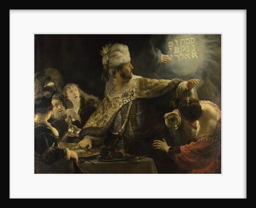 Belshazzars Feast, ca 1637 by Rembrandt van Rhijn