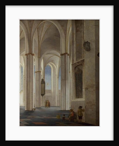 The Interior of the Buurkerk at Utrecht, 1644 by Pieter Saenredam