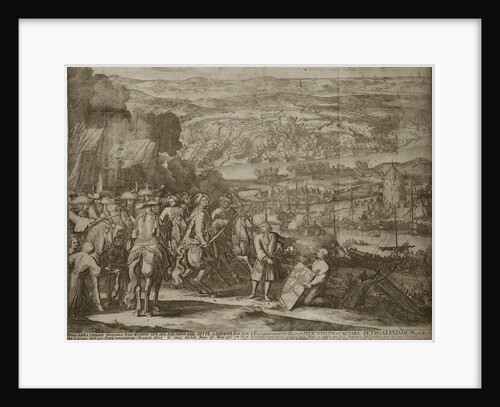 Siege of the Turkish Fortress Azov by Russian Forces in 1696, um 1700 by Adriaan Schoonebeek