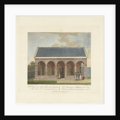 The Czar Peter House in Zaandam, 1697, ca 1825 by Willem van Senus