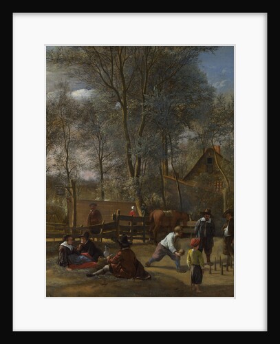 Skittle Players outside an Inn, ca 1663 by Jan Havicksz Steen