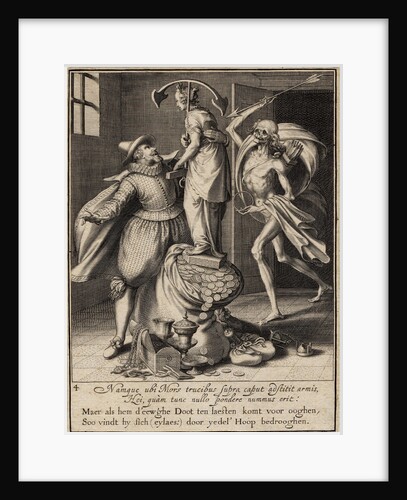 Death with an Arrow About to Strike the Man Down, 1609 by Willem van Swanenburgh