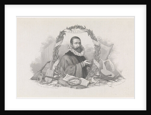 Portrait of the Composer Jan Pieterszoon Sweelinck by Charles Eduard Taurel