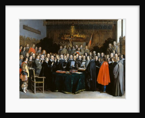 The Ratification of the Treaty of Münster, 1648 by Gerard Ter Borch the Younger